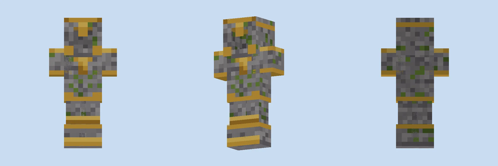 Mountain armour on a stand